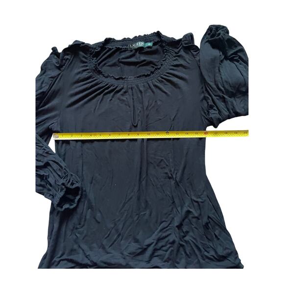 LRL Womens/Teen Blouses set of 2 Floral and Black Size Large Bohemian Flowy - Picture 9 of 12